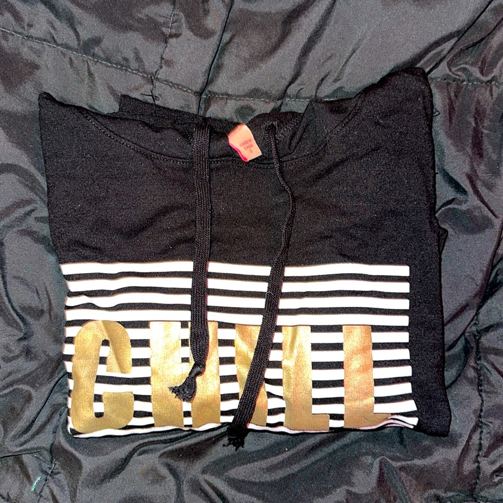 Woman’s plus size hoodie crop top